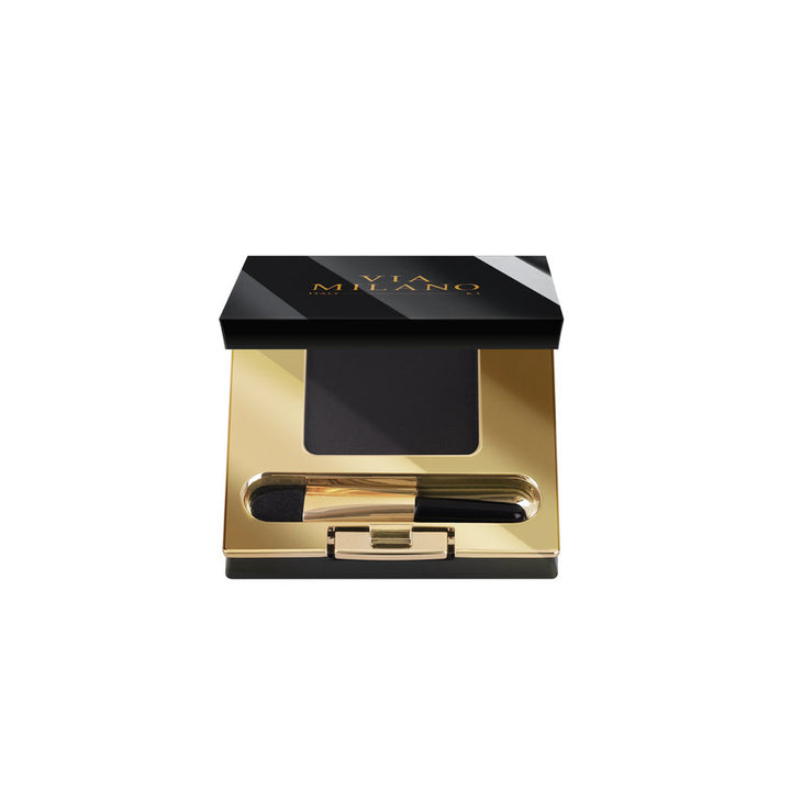 VIA MILANO EYESHADOW MONO INTENSE COLOUR MATTE vit.E A04M SMOOTH BLACK 2g