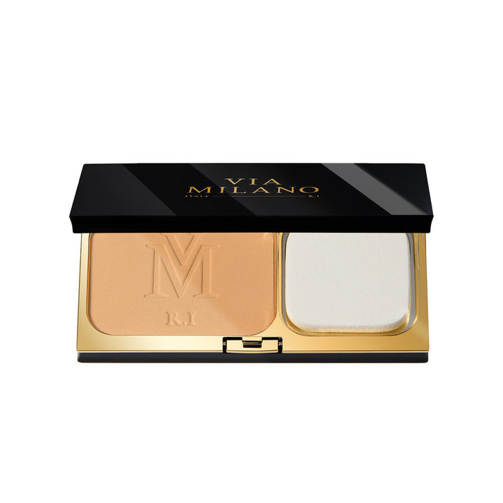Compact powders VIA MILANO COMPACT POWDER WET & DRY WATER-RESISTANT vit.E D04 IDEAL BEIGE 11g