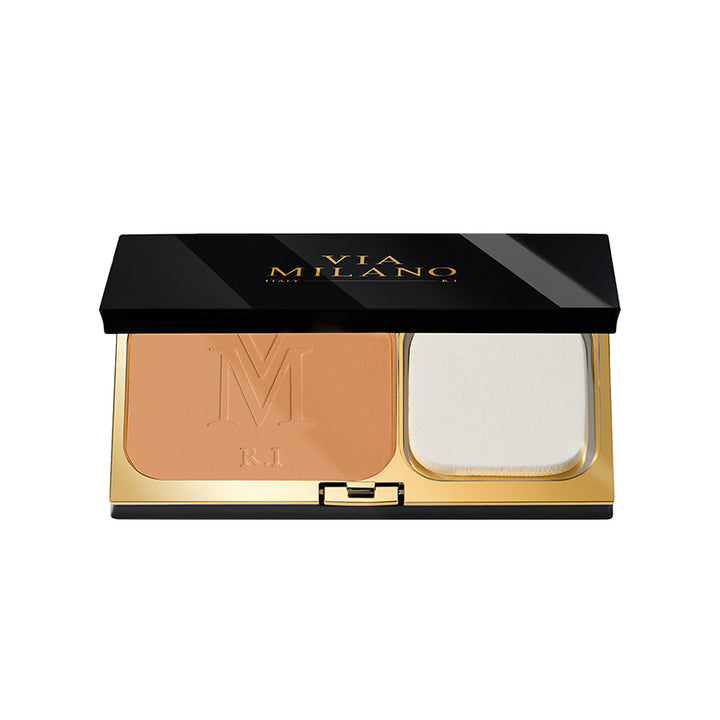 VIA MILANO COMPACT POWDER WET & DRY WATER-RESISTANT vit.E D04 IDEAL BEIGE 11g