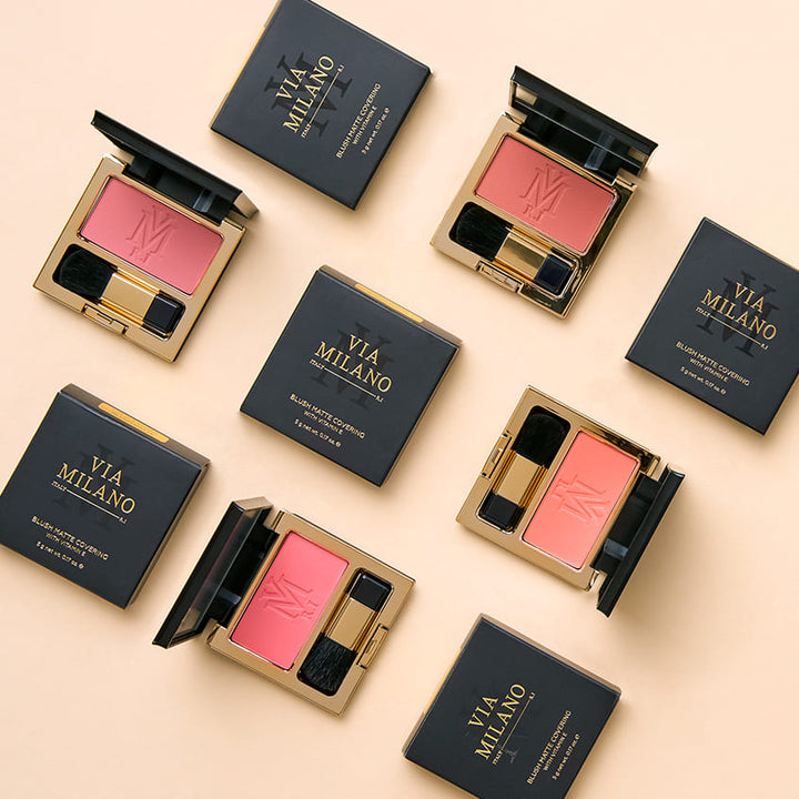 VIA MILANO BLUSH MATTE COVERING vit.E F04 PINK PASSION 5 g
