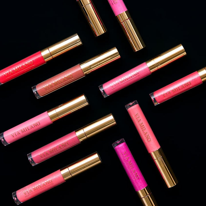 VIA MILANO SHIMMER LIP GLOSS EXTRA SHINE & 3D EFFECT vit.E 409 CANDY PINK 4,5 ml