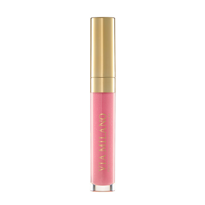 VIA MILANO SHIMMER LIP GLOSS EXTRA SHINE & 3D EFFECT vit.E 407 EXTRAVAGANT PINK 4,5 ml