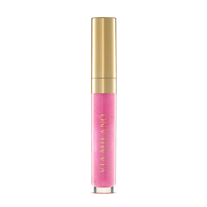 VIA MILANO SHIMMER LIP GLOSS EXTRA SHINE & 3D EFFECT vit.E 406 ROSY GLOW 4,5 ml