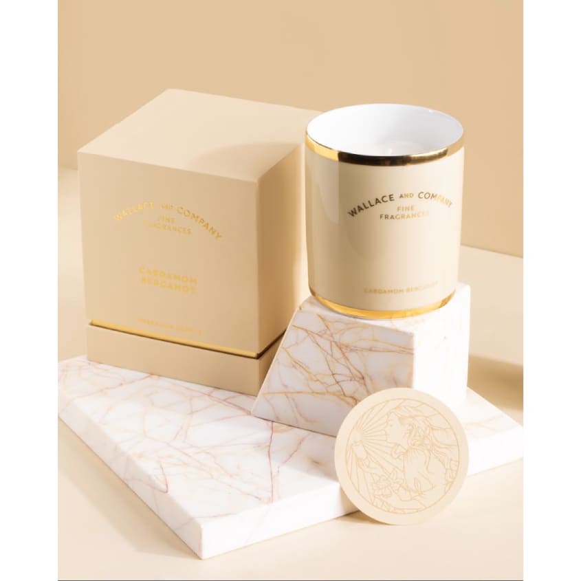 WALLACE & COMPANY CARDAMOM BERGAMOT CANDLE 300 ML – buy online