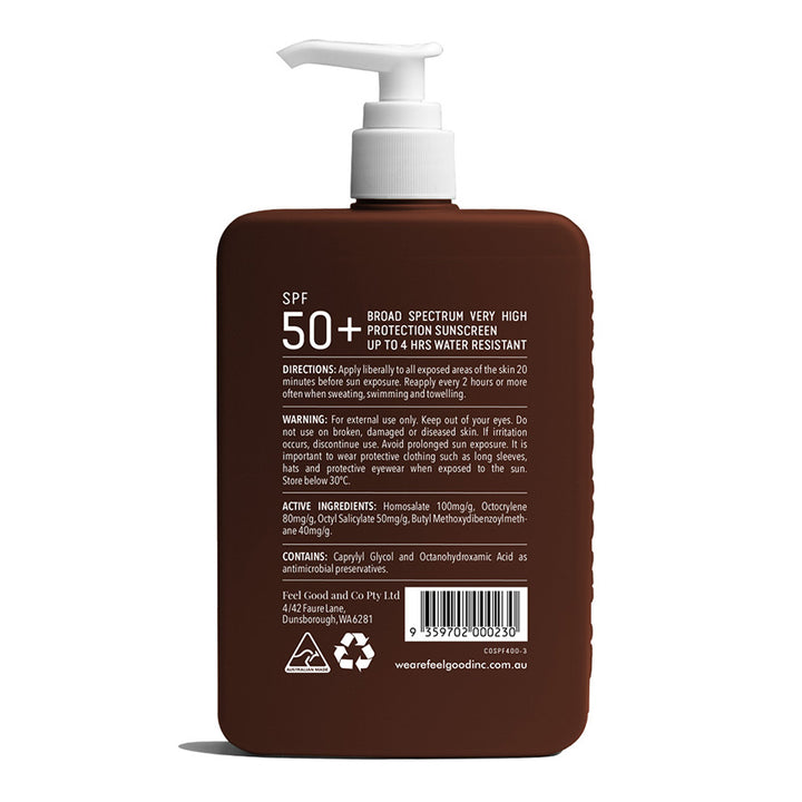 WE ARE FEEL GOOD Coconut Sunscreen Lotion SPF50+