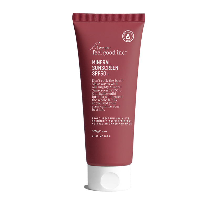 WE ARE FEEL GOOD MINERAL SUNSCREEN SPF 50+ 100ML