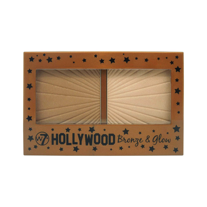 W7 Hollywood Bronze & Glow Face Bronzer and Highlighter
