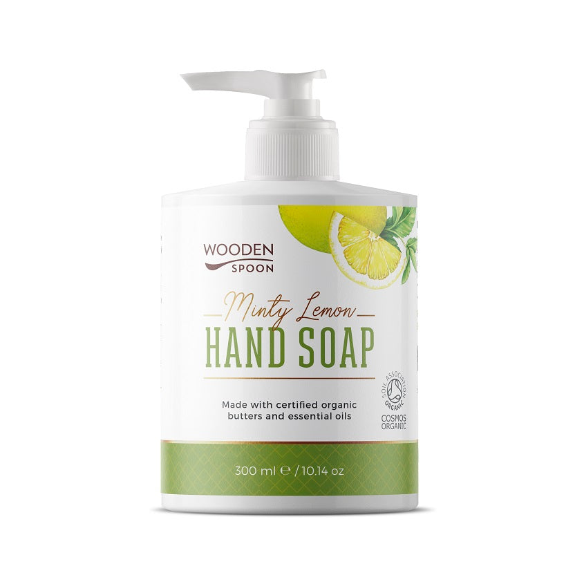 WOODEN SPOON HAND SOAP MINTY LEMON 300ML
