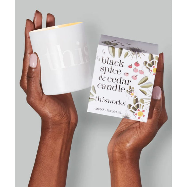 Black Spice & Cedar Candle