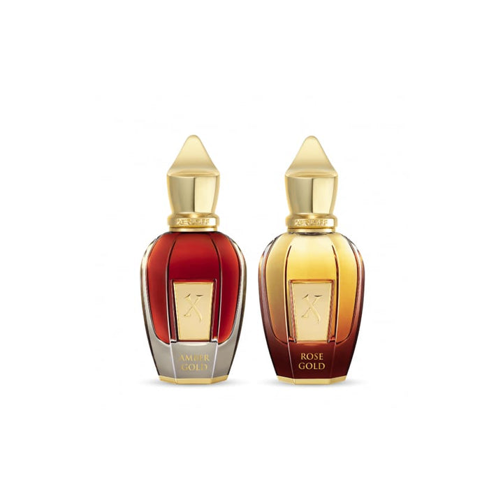 عطر للجنسين – زيرجوف مجموعة أمبر جولد وروز جولد، إيو دو بارفوم، سبراي 50 مل + إيو دو بارفوم، سبراي 50 مل