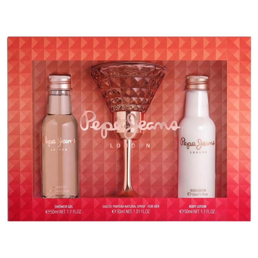 PEPE JEANS SET FOR HER(EDP 30ML+BL 50ML+SG 50ML)