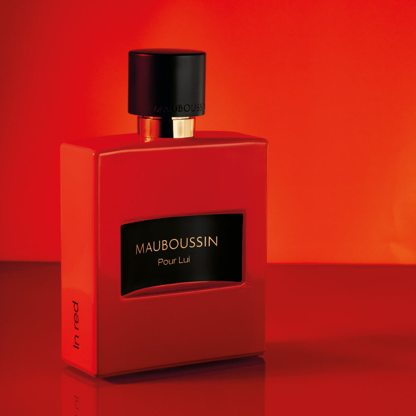 Pour Lui in Red