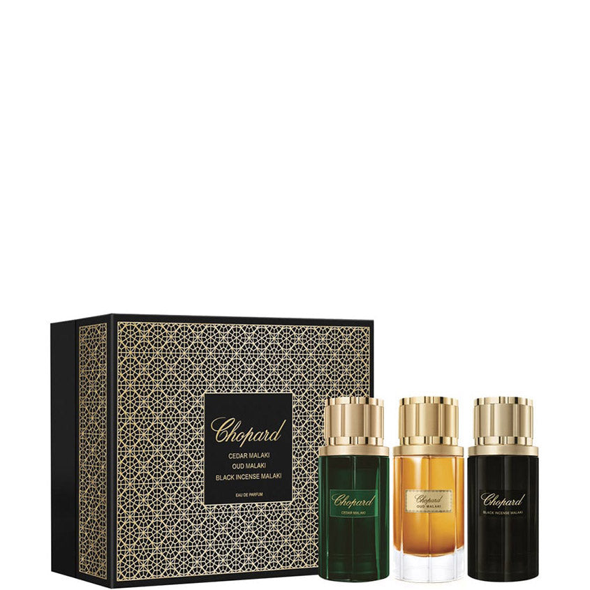 CHOPARD SET CEDAR EDP 80ML+OUD EDP 80ML+BLK INCENSE EDP 80ML