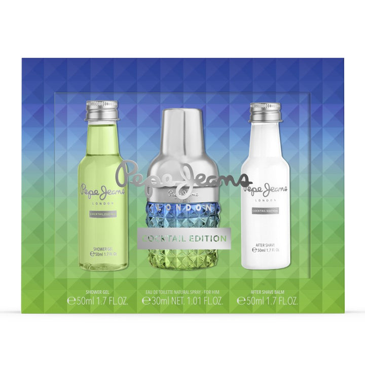 Perfume sets COCKTAIL EDITION FOR HIM SET(EDT 30ML+SG 50ML+AFTER SHAVE 50ML)