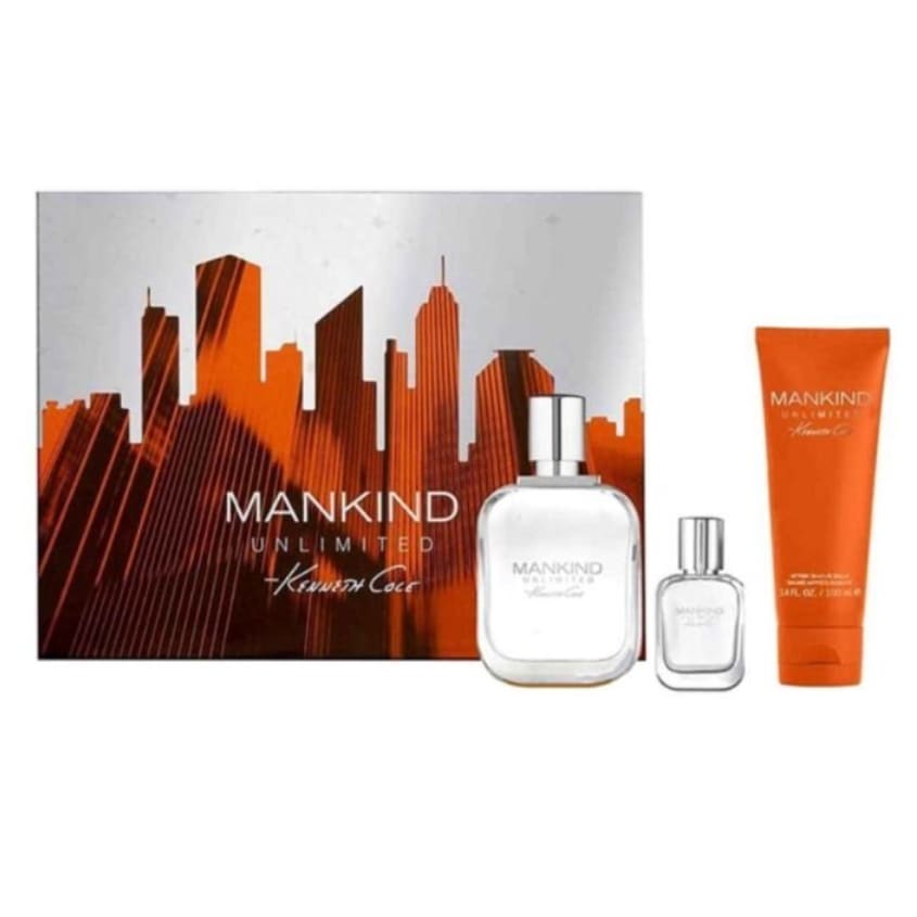 KENNETH COLE SET (UNLIMITED 100ML EDT/S 15ML EDT/S 100ML ASB)