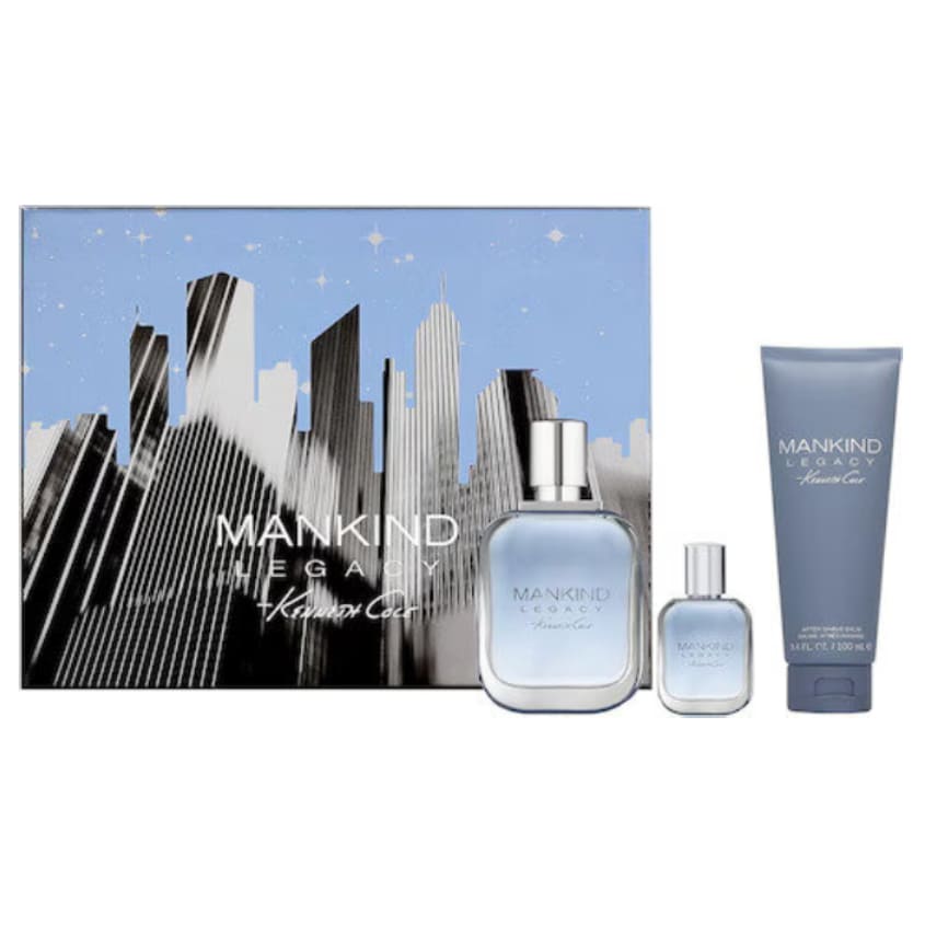KENNETH COLE MANKIND LEGACY M SET (100ML EDT/S; 15ML EDT/S; 100ML H&BW; 100ML ASB)