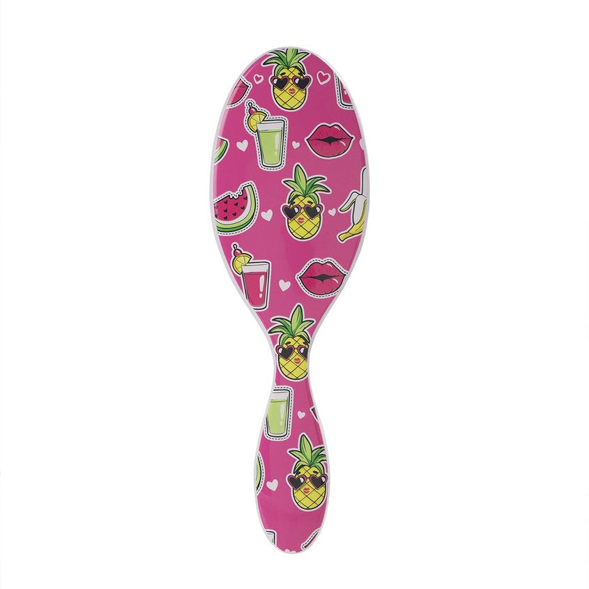 WETBRUSH مزيل تشابك الشعر برائحة الأناناس المبتسم من هابي هير