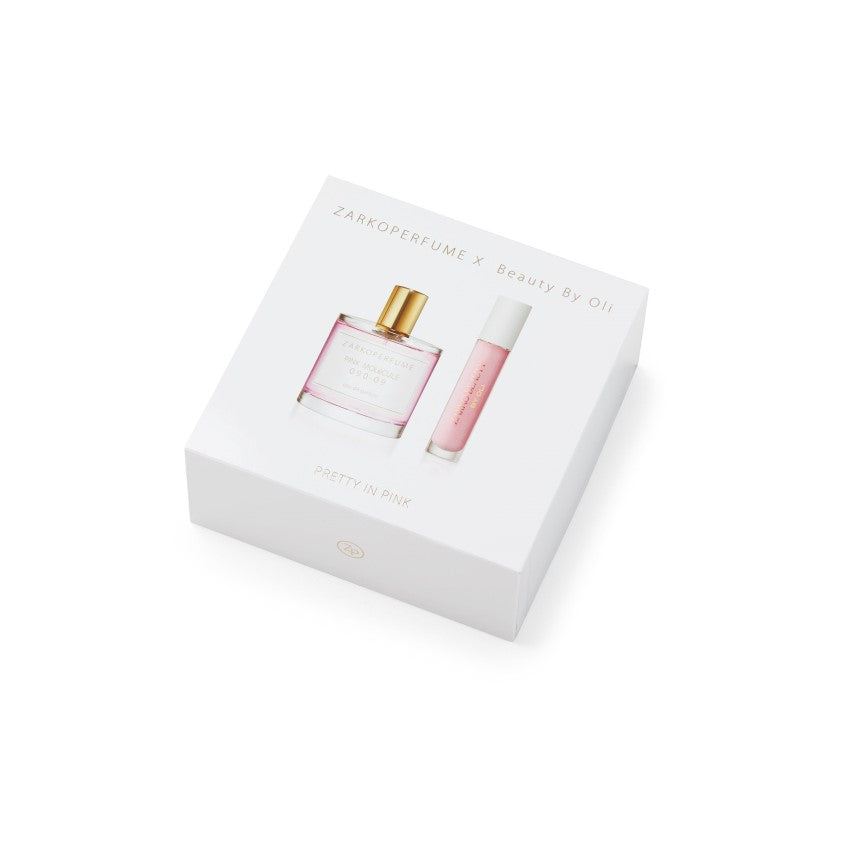 ZARKOPERFUME زاركوبرفيوم: مجموعة بريتي إن بينك، ماء عطر 100 مل + ملمع شفاه 5.5 مل – متجر إلكتروني