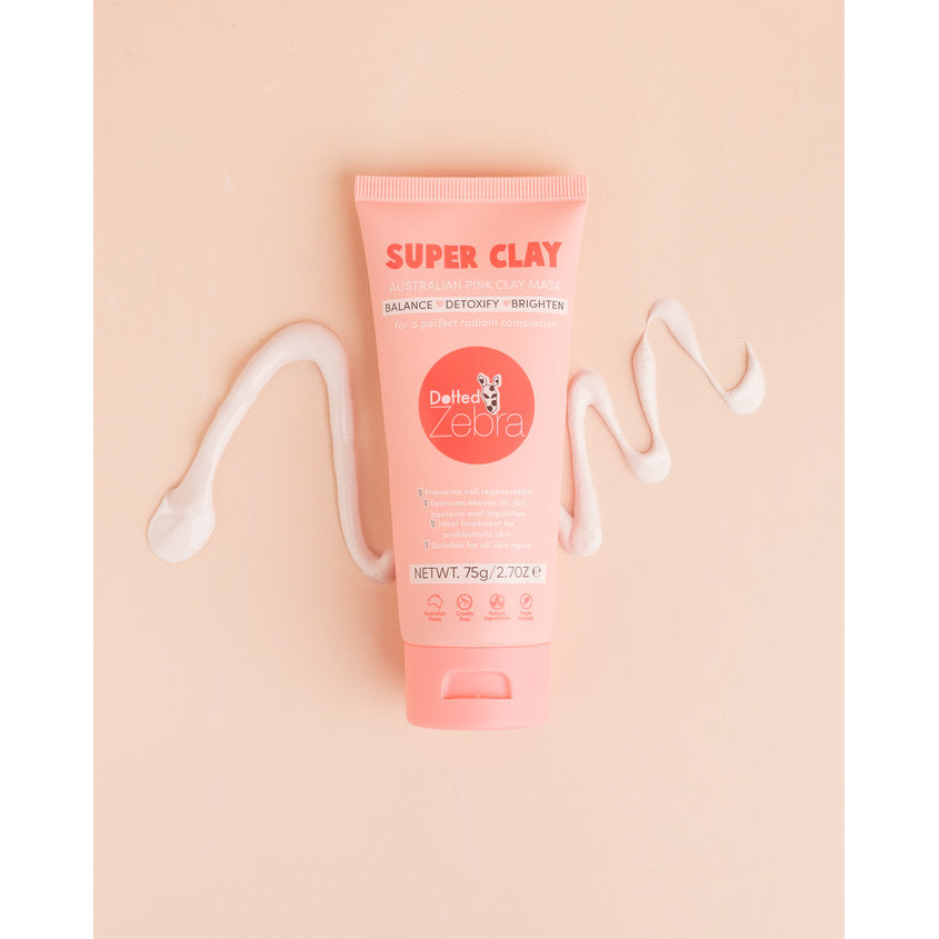 DOTTED ZEBRA SUPER CLAY AUSTRALIAN PINK CLAY MASK 75G – photo 5